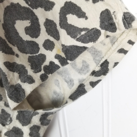 T Party Womens Kimono Wrap Poncho Open Cardigan Animal Print Size Small Fringe - Picture 3 of 7